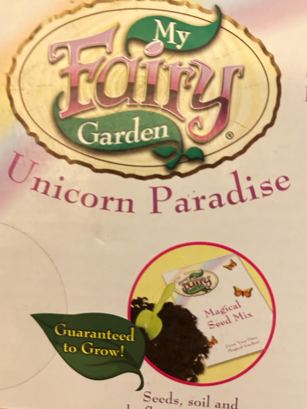 My Fairy Garden Unicorn Paradise Kids Playset - Purple & Pink